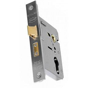 Intelligent Hardware Gridlock 51.08 75mm Light Duty Euro Sash Lock Case in Evershine Brass