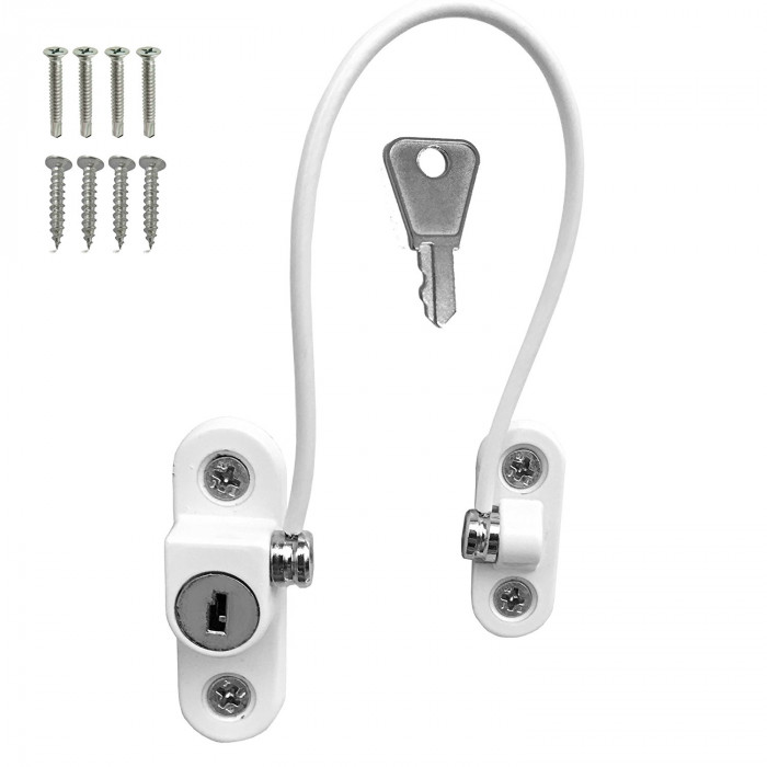 Schlosser Technik Mini Cable Restrictor - BS EN 14351-1:2006 - White