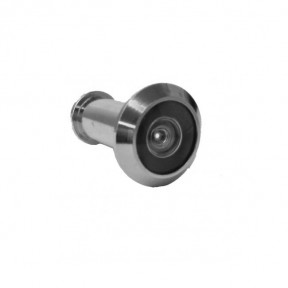 Fully Adjustable Security 180° Chrome Door Viewer - Spy Hole