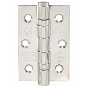 76mm x 51mm G7 Stainless BB Hinge 2PK - Stainless Steel