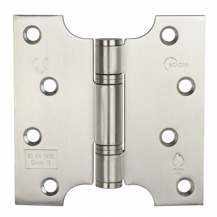 102mm x 51mm x 102mm Parliament Hinge G13 - Satin Stainless Steel