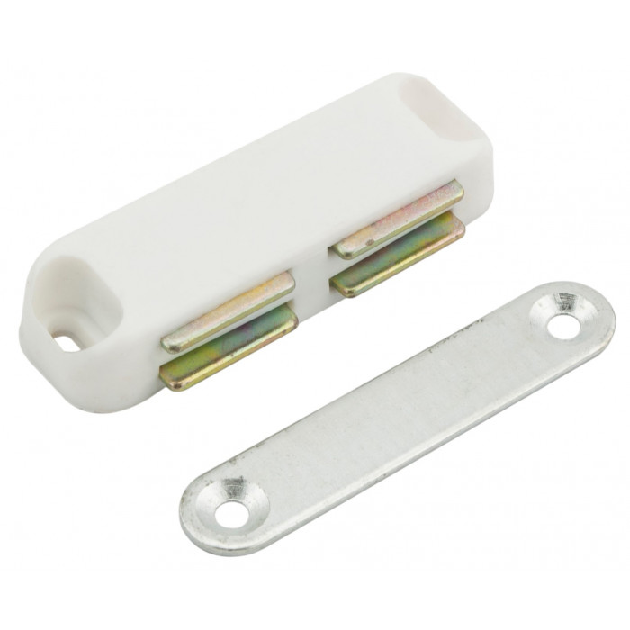 Magnetic Catch 62mm (10 PK) - White