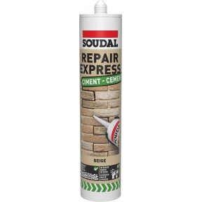 Soudal Repair Express Acrylic Sealant 290ml - Cement Beige