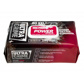 Ultragrime Pro: Power Scrub 80 XXL Wipes