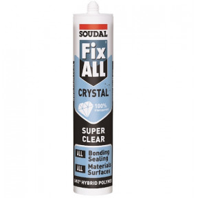 Fix All Crystal 100% Transparent Super Strong Adhesive No Nails - Crystal - 290ml 