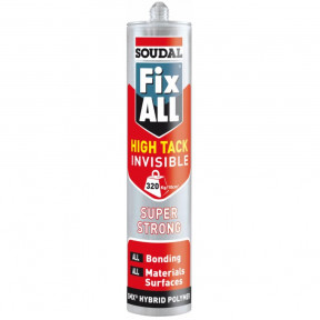 Fix All High Tack Super Strong Adhesive No Nails - Invisible - 290ml 