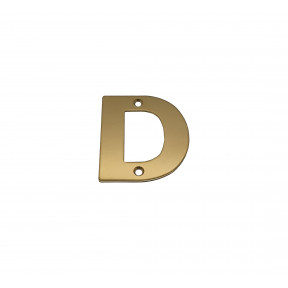 Door Letter D Brass