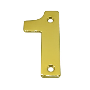Numeral 1 Brass