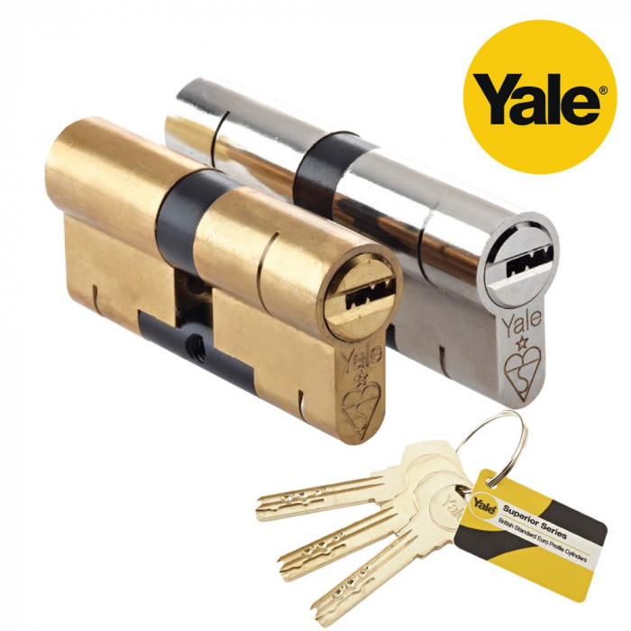 Yale Superior Cyl 45/50 Chrome