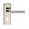 SEROZZETTA SESSANTA LEVER-BACKPLATE - Polished Nickel / Satin Nickel