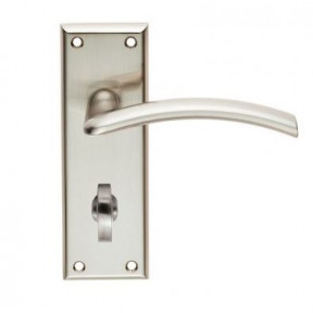 SEROZZETTA TRENTA LEVER-BACKPLATE- Satin Nickel / Polished Nickel