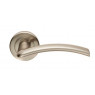 SEROZZETTA TRENTA LEVER-BACKPLATE- Satin Nickel / Polished Nickel