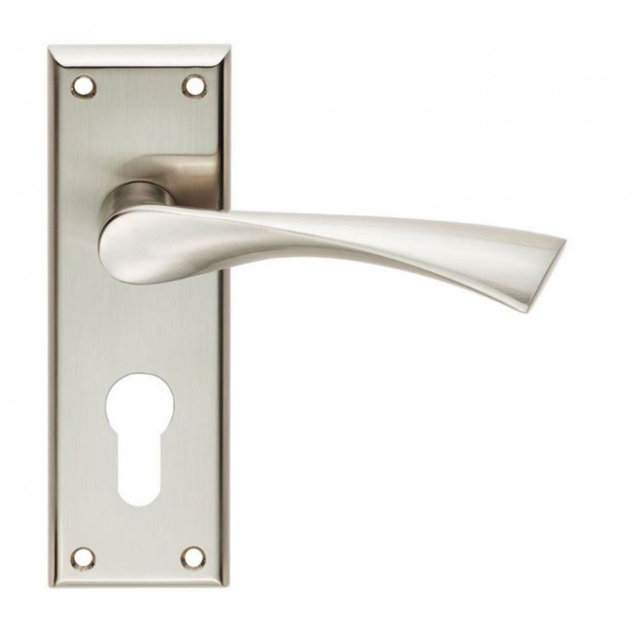 SEROZZETTA VENTI LEVER - BACKPLATE Polished Nickel / Satin Nickel