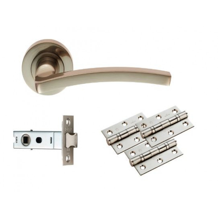 TAVIRA LATCH PACK - ULTIMATE DOOR PACK Satin Nickel