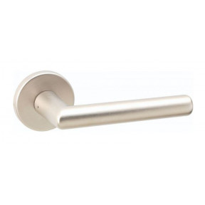 Titan Lever On Rose Satin Nickel