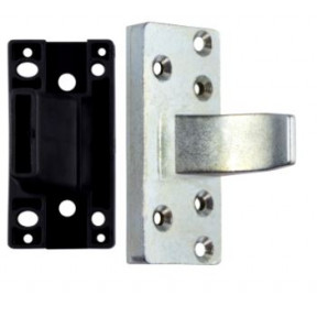 UPVC door hinge bolt receiver BLACK