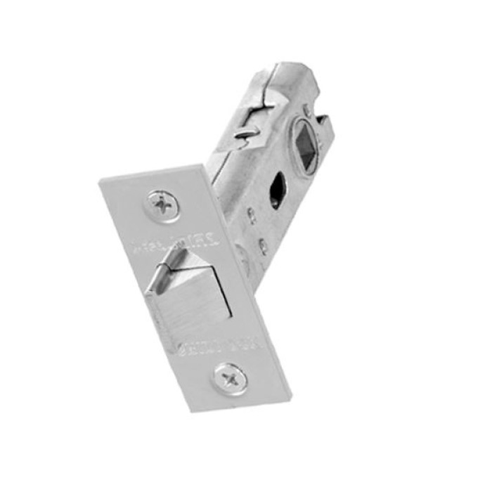 Intelligent Hardware 75mm Tubular Mortice Latch in Nickel Plated - Square Forend