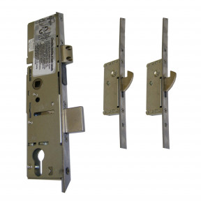 ERA / Saracen 2 Hook 2 Roller 35mm Backset Multi Point Door Lock with Serrations - Split Spindle