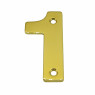Door Numerals in Brass / Chrome