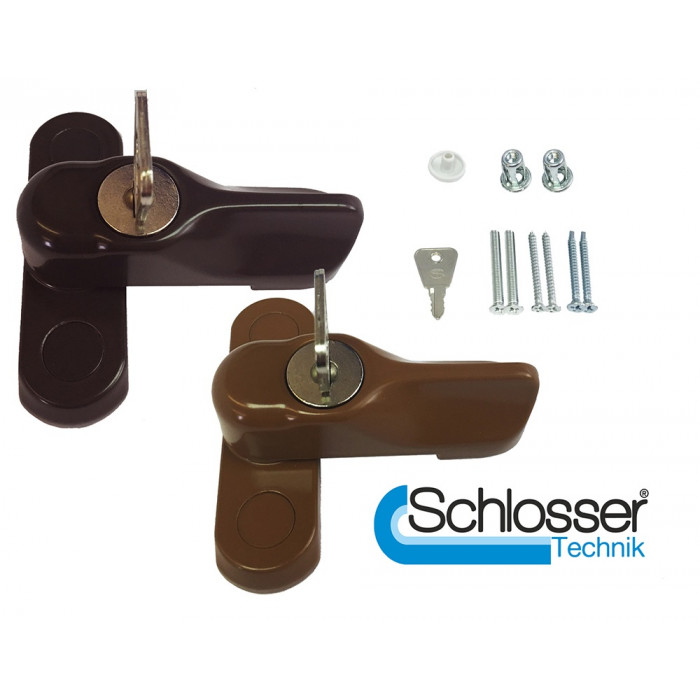 Key Locking Sash Blocker Timber & Composite Door & Window Restrictor