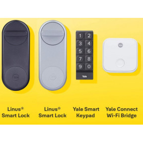 Yale 05/401G00/WH - Connect Wi-Fi Bridge - Remote Access, Voice Assistant Integration for Your Linus Yale Smart Lock
