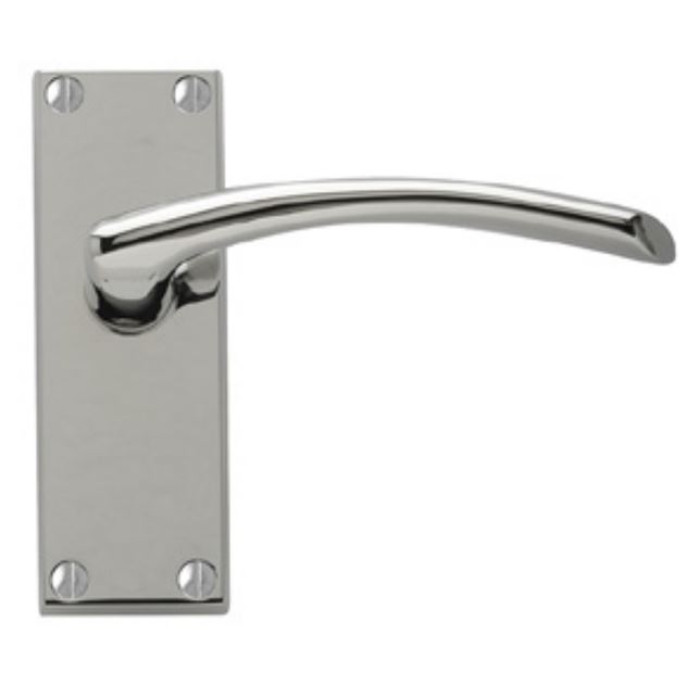 Intelligent Hardware Roma Latch Furniture in Chrome Plated - Short Plate