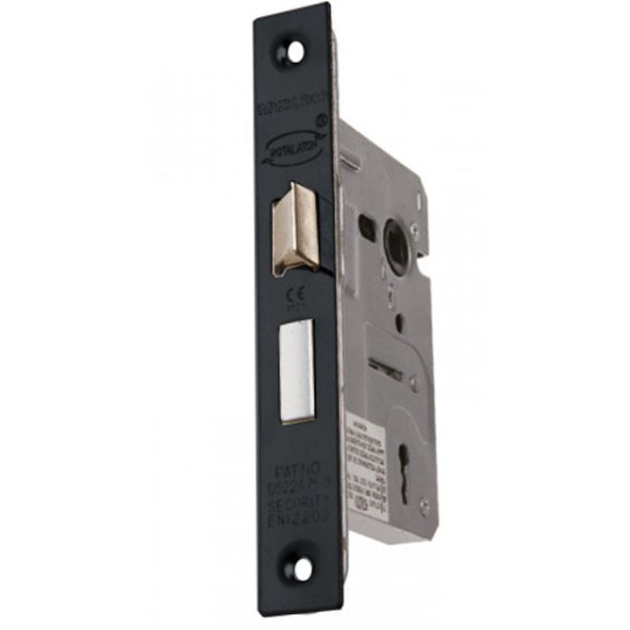 Intelligent Hardware 51.05 E-Series 65mm 3 Lever Sash Lock in Polished Silver