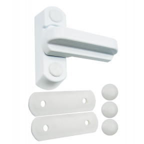 Pack of 100 Non-Locking PVC-u Door & Window Sash Blockers - White