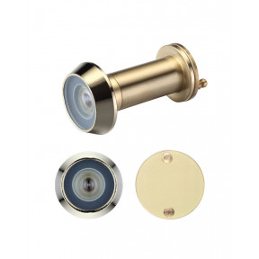 Door Viewer with Glass Lens - Polished Brass 