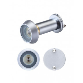 Door Viewer with Glass Lens - Satin Chrome 