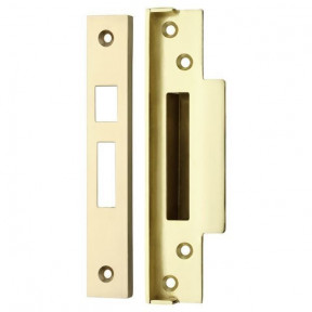 Rebate Kit for Zoo BS 5 Lever Sash Lock - Electro Brass