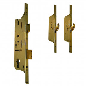 Fuhr 2 Hook 2 Roller 30mm Backset Multi Point Door Lock - Split Spindle