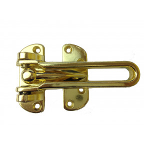 High Security Non-Locking Door Guard - Brass