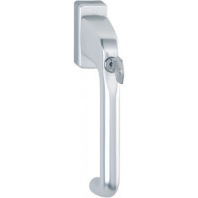 Locking Long Lever Tilt & Slide Patio Door Handle Set - Silver