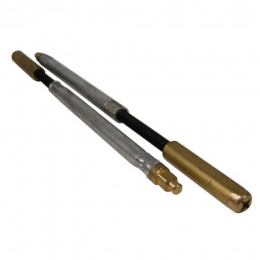 Pair of Saracen Twist-In Window Shootbolt Rods - Sash Rebate 1049mm - 1409mm