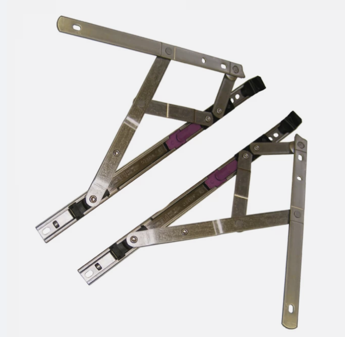 I-EASYDWW Window Hinges - SUS304 Stainless Steel Friction Stay For Casement Windows (12 Inch, 1 Pair)
